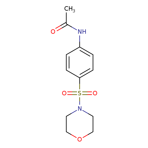 N-[4-(4-morpholinylsulphonyl)phenyl]acetamide