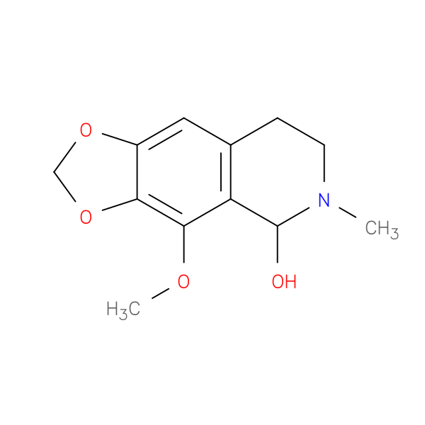 4-Methoxy-6-methyl-5,6,7,8-tetrahydro[1,3]dioxolo[4,5-g]isoquinolin-5-ol