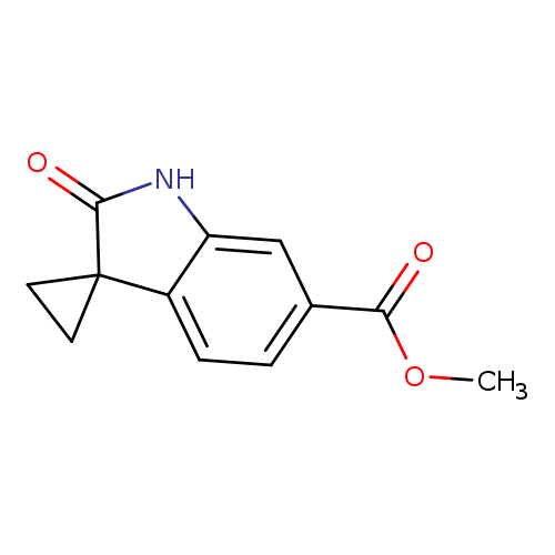 Methyl 1',2'-dihydro-2'-oxo-spiro[cyclopropane-1,3'-[3H]indole]-6'-carboxylate