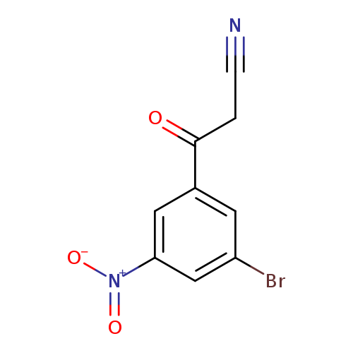 3-(3-bromo-5-nitrophenyl)-3-oxopropanenitrile