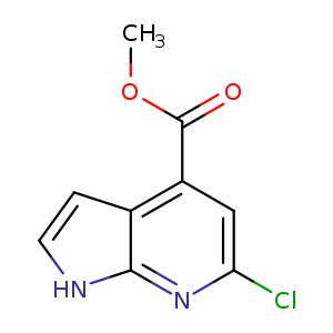 methyl 6-chloro-1H-pyrrolo[2,3-b]pyridine-4-carboxylate