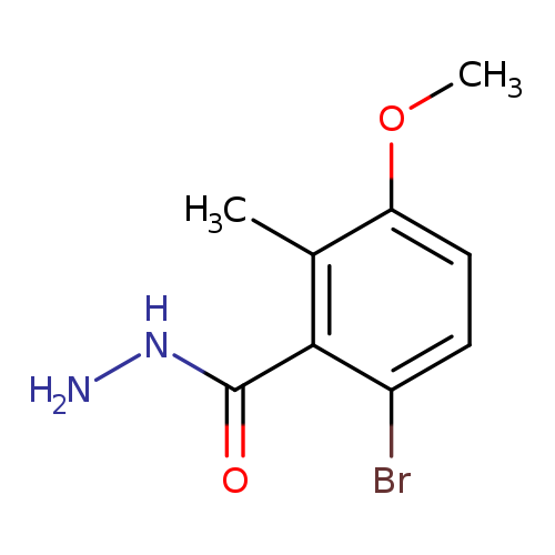 6-bromo-3-methoxy-2-methylbenzohydrazide