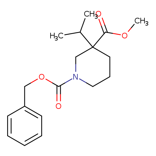 1,3-Piperidinedicarboxylic acid, 3-(1-methylethyl)-, 3-methyl 1-(phenylmethyl) ester