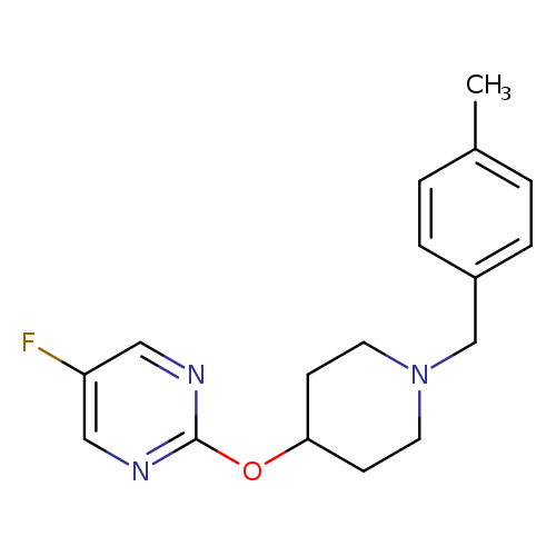5-fluoro-2-({1-[(4-methylphenyl)methyl]piperidin-4-yl}oxy)pyrimidine