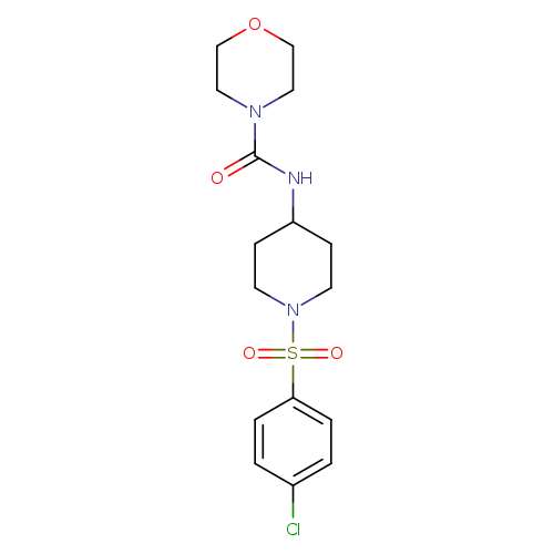 N-[1-(4-chlorobenzenesulfonyl)piperidin-4-yl]morpholine-4-carboxamide