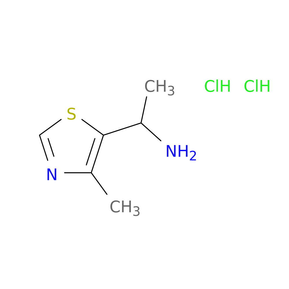 1-(4-methyl-1,3-thiazol-5-yl)ethan-1-amine dihydrochloride
