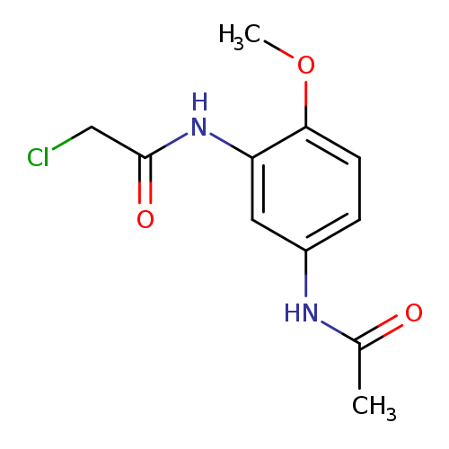 2-chloro-N-(5-acetamido-2-methoxyphenyl)acetamide