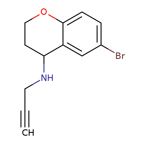 6-Bromo-n-(prop-2-yn-1-yl)-3,4-dihydro-2h-1-benzopyran-4-amine