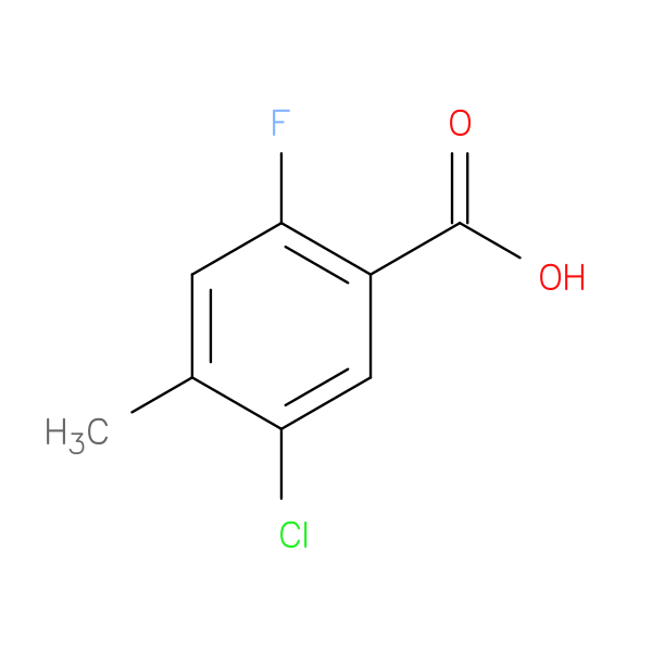 5-Chloro-2-fluoro-4-methylbenzoic acid