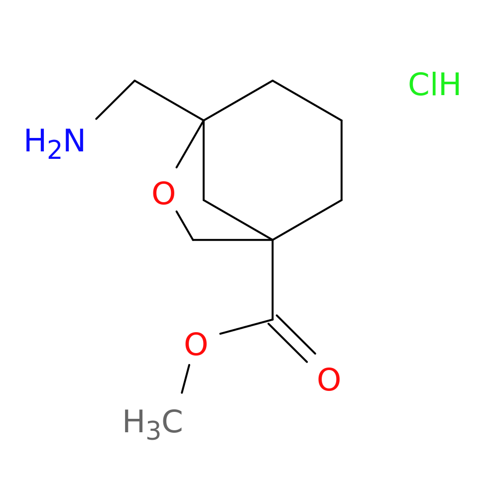 methyl 5-(aminomethyl)-6-oxabicyclo[3.2.1]octane-1-carboxylate hydrochloride