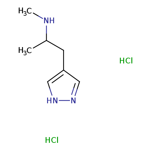 methyl[1-(1H-pyrazol-4-yl)propan-2-yl]amine dihydrochloride