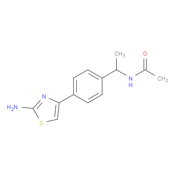 N-{1-[4-(2-amino-1,3-thiazol-4-yl)phenyl]ethyl}acetamide