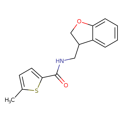 N-[(2,3-dihydro-1-benzofuran-3-yl)methyl]-5-methylthiophene-2-carboxamide