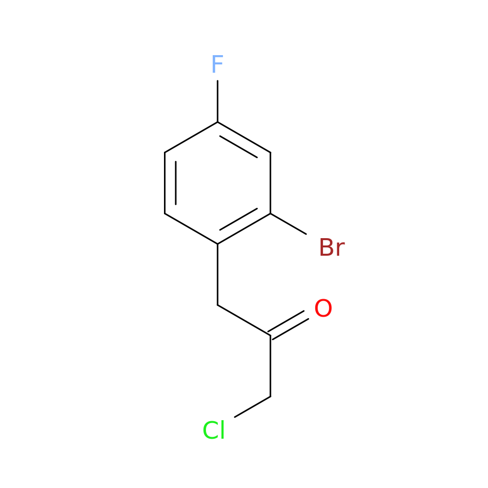 1-(2-bromo-4-fluorophenyl)-3-chloropropan-2-one