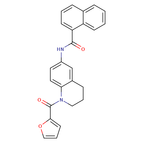 N-[1-(furan-2-carbonyl)-1,2,3,4-tetrahydroquinolin-6-yl]naphthalene-1-carboxamide