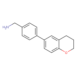 [4-(3,4-dihydro-2H-1-benzopyran-6-yl)phenyl]methanamine