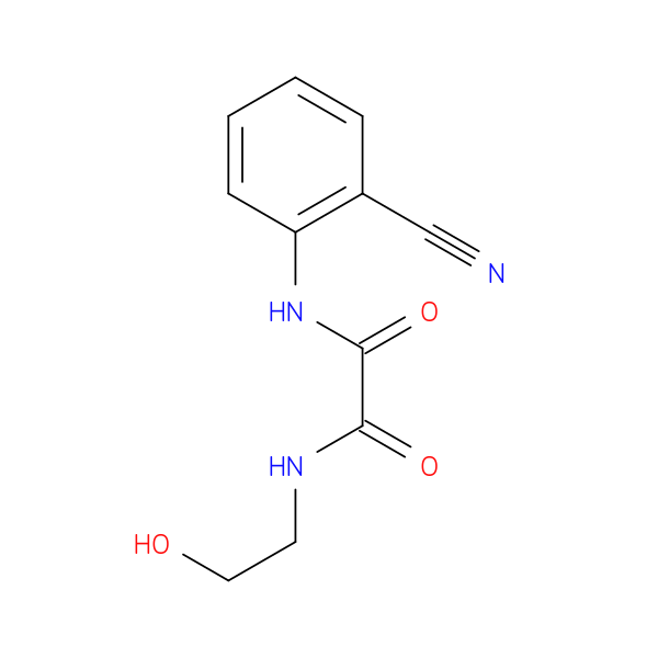 N'-(2-cyanophenyl)-N-(2-hydroxyethyl)ethanediamide