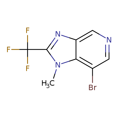 7-bromo-1-methyl-2-(trifluoromethyl)-1H-imidazo[4,5-c]pyridine