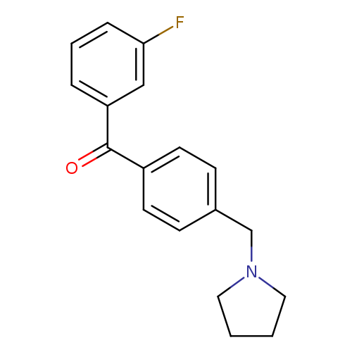 3-Fluoro-4'-pyrrolidinomethyl benzophenone