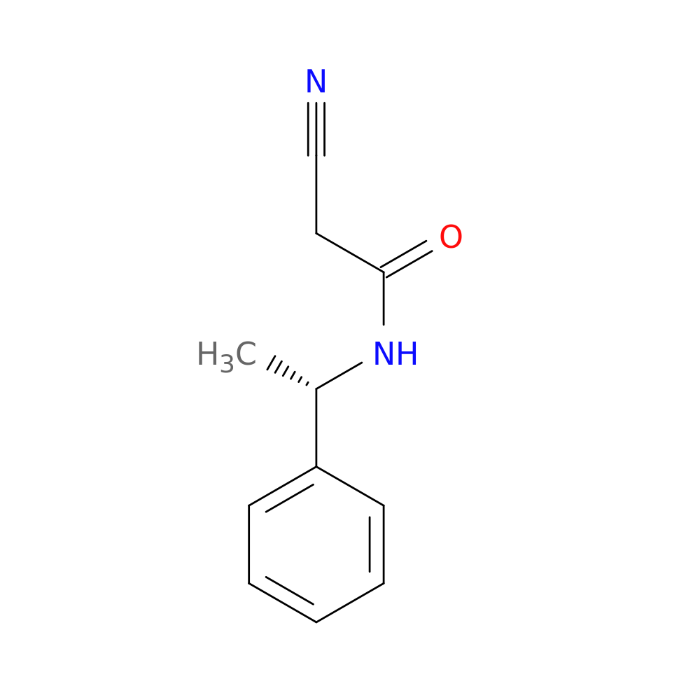 2-cyano-N-((S)-1-phenylethyl)acetamide