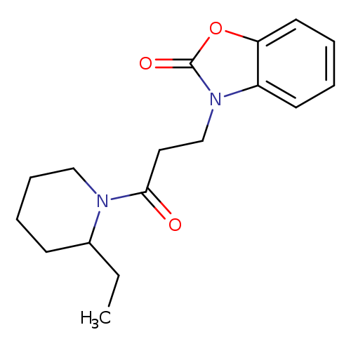 3-[3-(2-ethylpiperidin-1-yl)-3-oxopropyl]-2,3-dihydro-1,3-benzoxazol-2-one