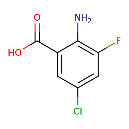 2-Amino-5-chloro-3-fluorobenzoic acid