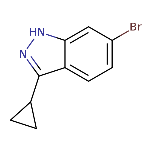 1H-Indazole, 6-bromo-3-cyclopropyl-