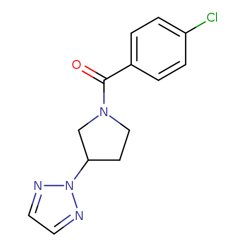 2-[1-(4-chlorobenzoyl)pyrrolidin-3-yl]-2H-1,2,3-triazole