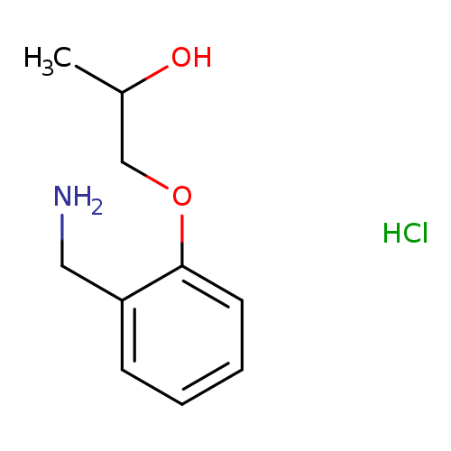 1-[2-(aminomethyl)phenoxy]propan-2-ol hydrochloride