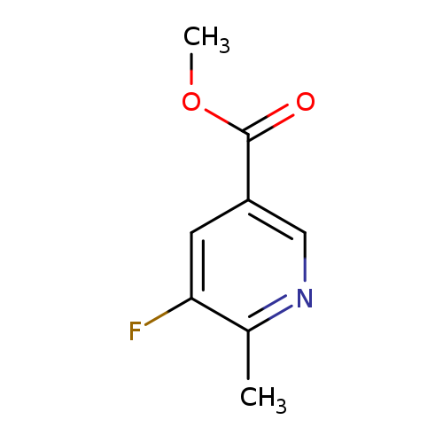 3-​Pyridinecarboxylic acid, 5-​fluoro-​6-​methyl-​, methyl ester