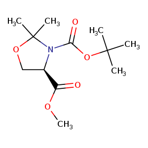 (R)-3-tert-butyl 4-methyl 2,2-dimethyloxazolidine-3,4-dicarboxylate