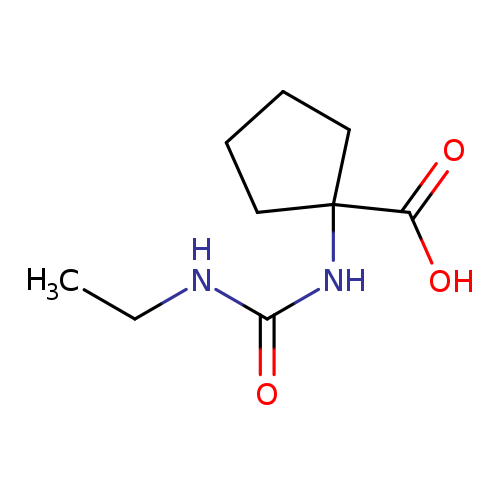 1-[(Ethylcarbamoyl)amino]cyclopentane-1-carboxylic acid