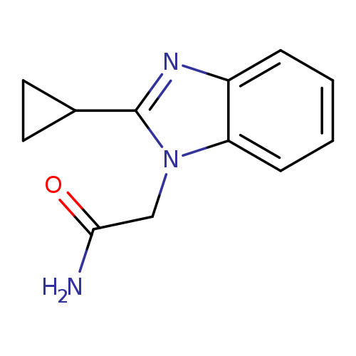 2-(2-cyclopropyl-1H-1,3-benzodiazol-1-yl)acetamide