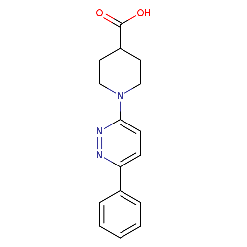 1-(6-phenylpyridazin-3-yl)piperidine-4-carboxylic acid