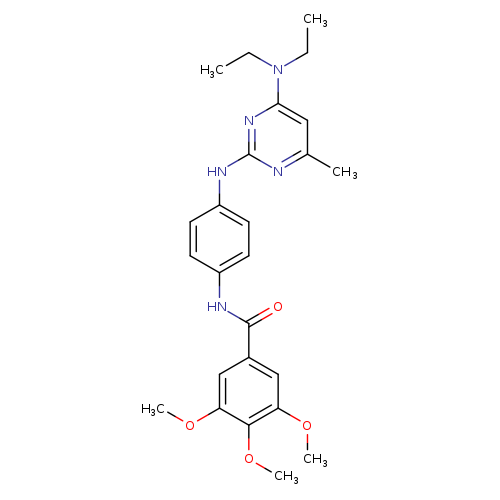 N-(4-{[4-(diethylamino)-6-methylpyrimidin-2-yl]amino}phenyl)-3,4,5-trimethoxybenzamide