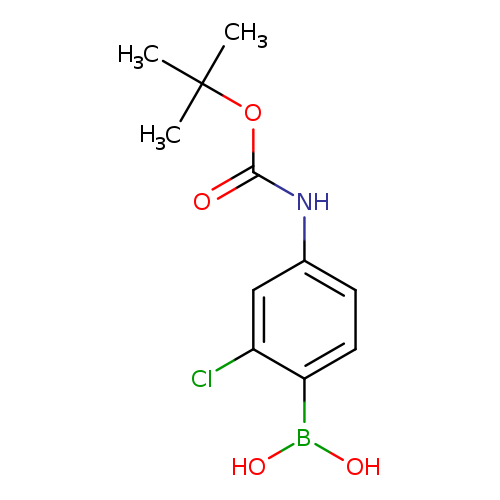(4-{[(tert-Butoxy)carbonyl]amino}-2-chlorophenyl)boronic acid