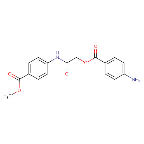 2-([4-(Methoxycarbonyl)phenyl]amino)-2-oxoethyl 4-aminobenzoate