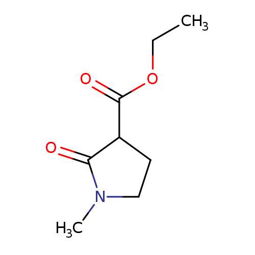 3-Pyrrolidinecarboxylic acid, 1-methyl-2-oxo-, ethyl ester