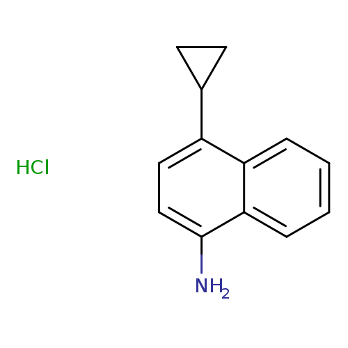 4-Cyclopropyl-1-Naphthalenamine Hydrochloride