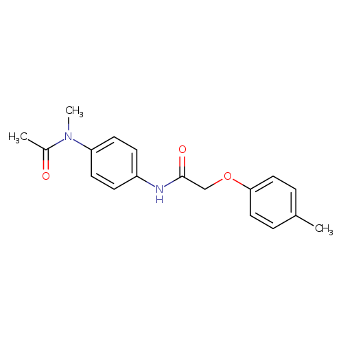 N-{4-[acetyl(methyl)amino]phenyl}-2-(4-methylphenoxy)acetamide