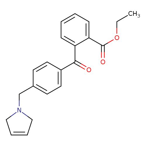 Ethyl 2-(4-((2,5-dihydro-1H-pyrrol-1-yl)methyl)benzoyl)benzoate