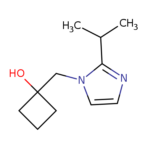 1-{[2-(propan-2-yl)-1H-imidazol-1-yl]methyl}cyclobutan-1-ol