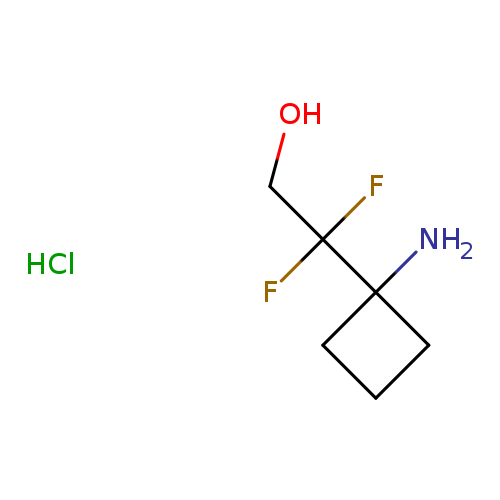 2-(1-aminocyclobutyl)-2,2-difluoroethan-1-ol hydrochloride