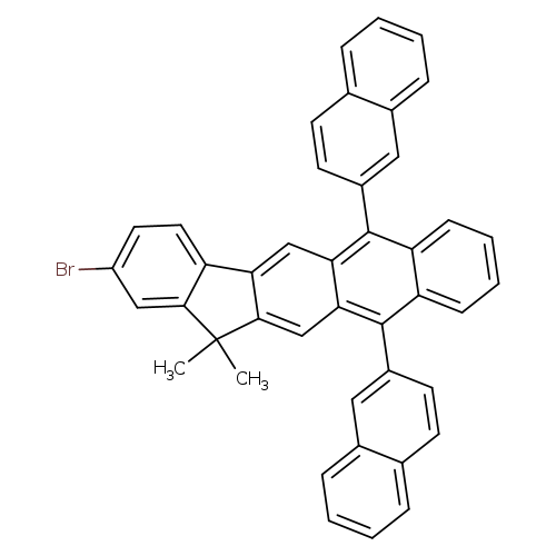 13H-Indeno[1,2-b]anthracene, 2-bromo-13,13-dimethyl-6,11-di-2-naphthalenyl-