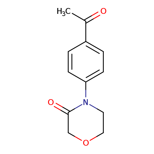 3-Morpholinone, 4-(4-acetylphenyl)-