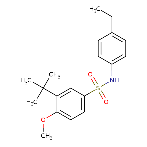 3-tert-butyl-N-(4-ethylphenyl)-4-methoxybenzene-1-sulfonamide
