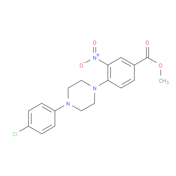 methyl 4-[4-(4-chlorophenyl)piperazin-1-yl]-3-nitrobenzoate