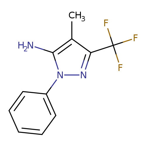4-methyl-1-phenyl-3-(trifluoromethyl)-1H-pyrazol-5-amine