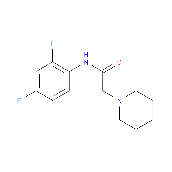 N-(2,4-difluorophenyl)-2-(piperidin-1-yl)acetamide