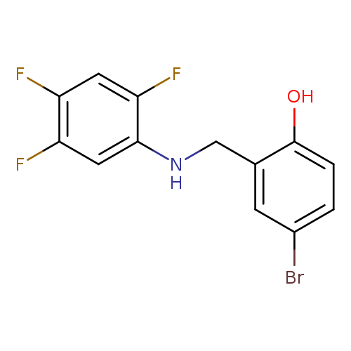 4-bromo-2-{[(2,4,5-trifluorophenyl)amino]methyl}phenol